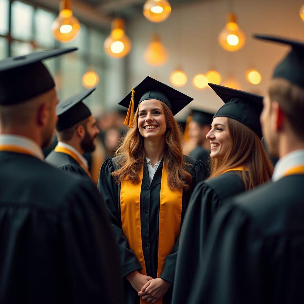 Ceremonia de graduación de estudiantes